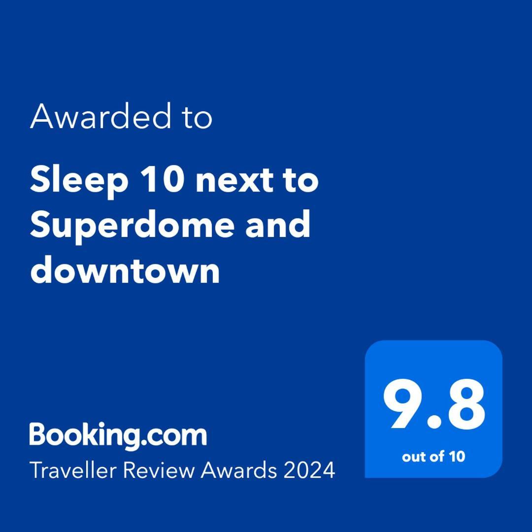 Sleep 10 Next To Superdome And Downtown Villa New Orleans Eksteriør billede